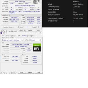 ASUS ROG 게이밍 노트북 팝니다(2080SUPER/I7-10875H/16GB/1TB) 이미지