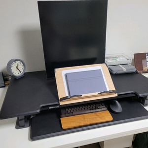 렌데스크 전동 와이드 스탠딩 책상(모션데스크) 이미지