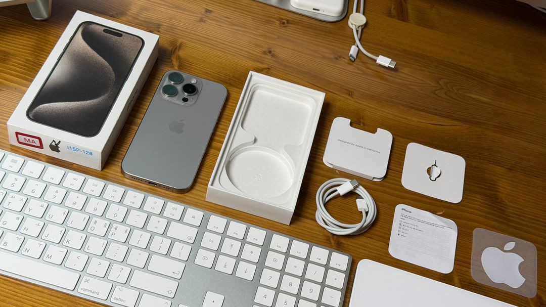 애플 - 아이폰 15 프로 (내추럴 티타늄), 128기가 이미지