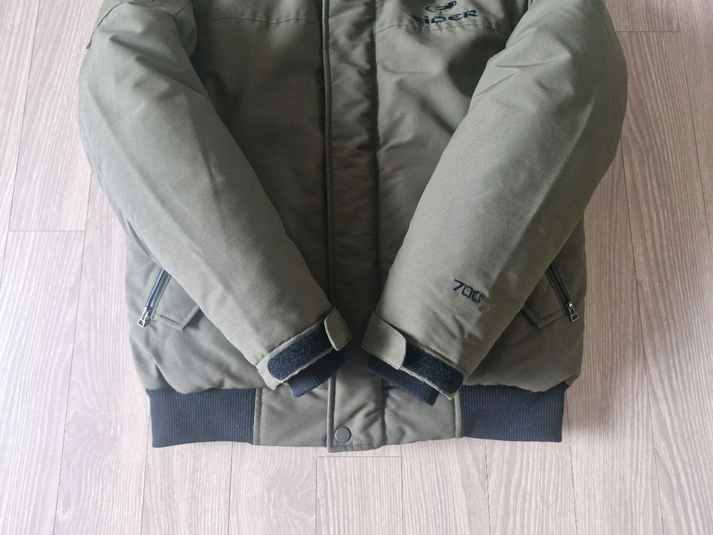 아이더 스투키 다운숏패딩 M사이즈 카키 이미지