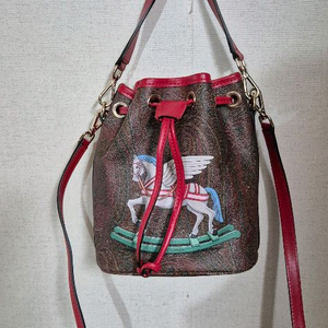 (상태최상.풀구성)에트로 한정판 페가수스 버킷백 구찌프라다샤넬 이미지