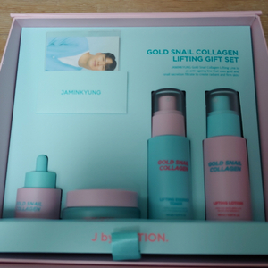 자민경 골드 스네일 콜라겐 리프팅 4종 세트 (미개봉 새제품) 토너 로션 앰플 크림 달팽이크림 장민호 이미지