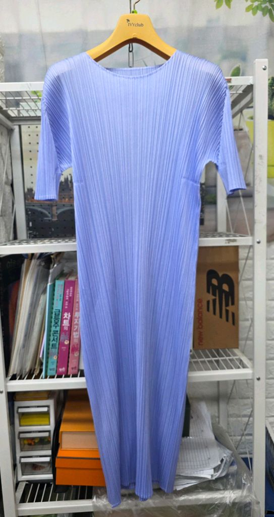 플리츠플리즈 이세이미야케 원피스 55~66 3사이즈 드레스 가디건 팬츠 3피스세트 WM51 이미지