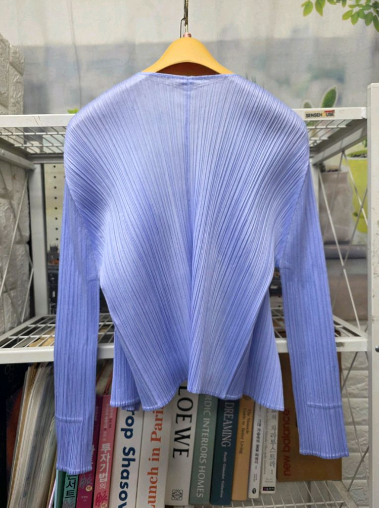 플리츠플리즈 이세이미야케 원피스 55~66 3사이즈 드레스 가디건 팬츠 3피스세트 WM51 이미지