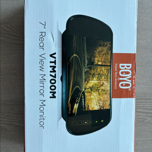 (새제품) 후방카메라 + 7인치 룸미러 모니터 풀세트 (BOYOVTM700M 7인치+ 소니센서) 이미지