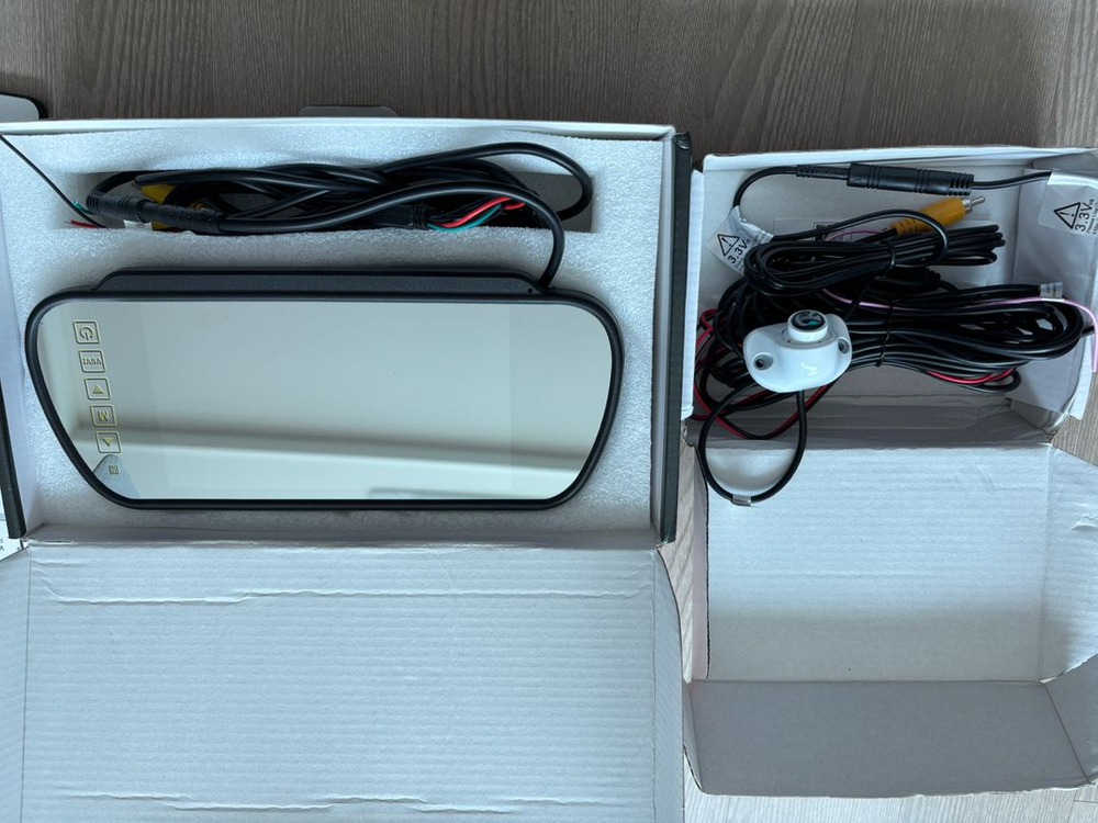 (새제품) 후방카메라 + 7인치 룸미러 모니터 풀세트 (BOYOVTM700M 7인치+ 소니센서) 이미지