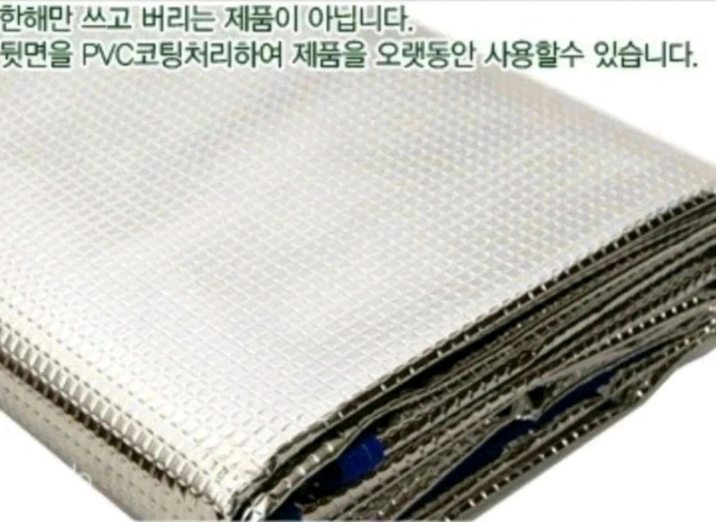 은박돗자리 캠핑매트 피크닉매트 돗자리 방수포 텐트깔개(새상품) 이미지
