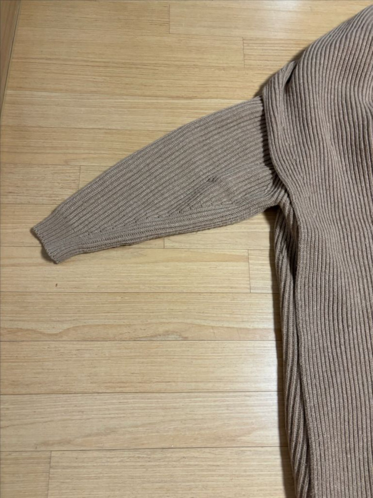 엘보른 와이드숄 니트가디건 캐시미어 이미지