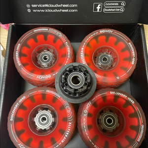 클라우드휠 105mm 풀리 포함 exway 전동스케이트보드 이미지