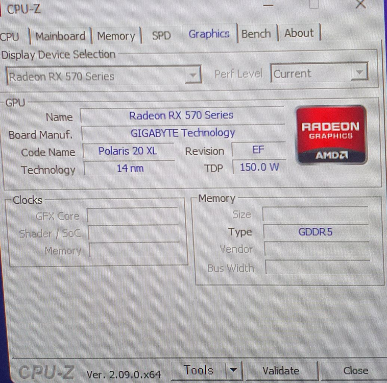 기가바이트 RX570 4G 이미지