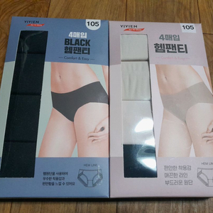 비비안 4매입 헴팬티 세트 판매 이미지