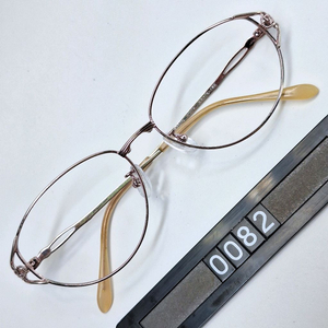 00s 일본 빈티지/ T415 보석 힌지 장식 티타늄 안경테53mm/여성안경 일제 수입 패션 클래식 y2k 아이웨어 이미지
