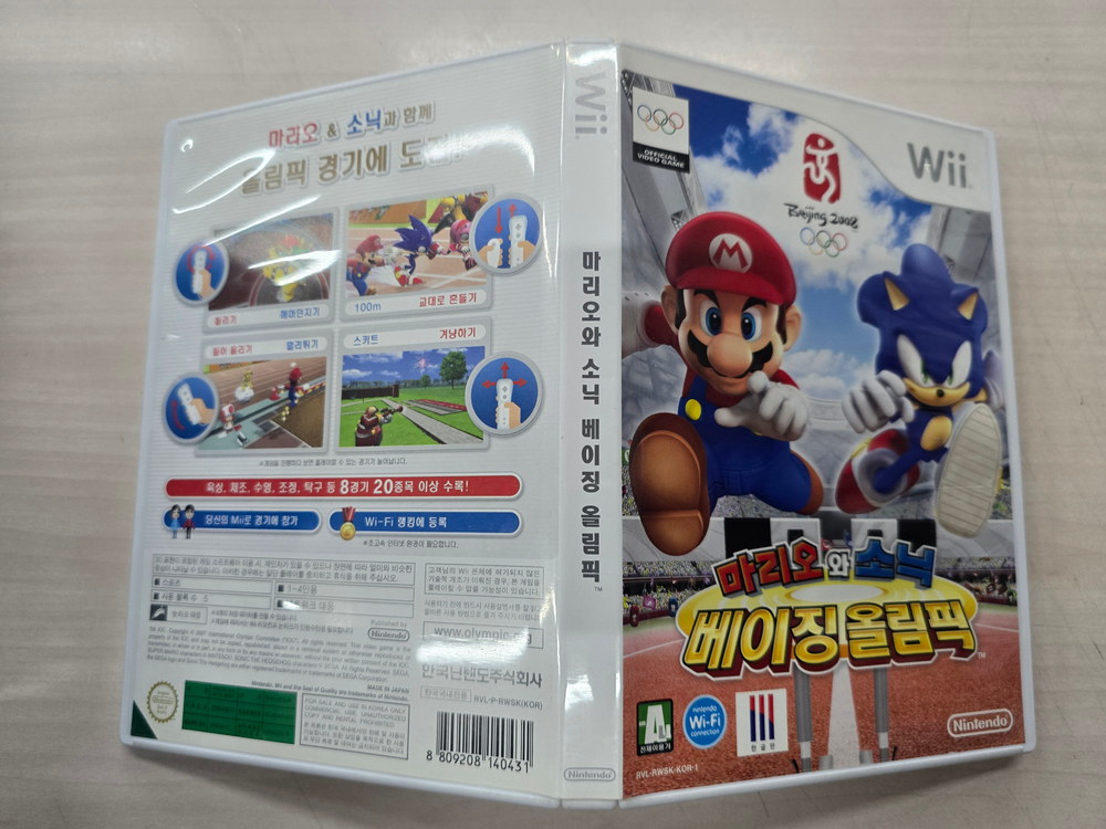 [Wii] 닌텐도위 "마리오와 소닉 베이징 올림픽" 판매합니다. 이미지