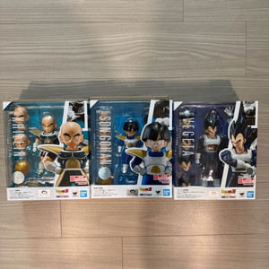 shf 드래곤볼 전투복 크리링 손오반 베지터 판매 이미지