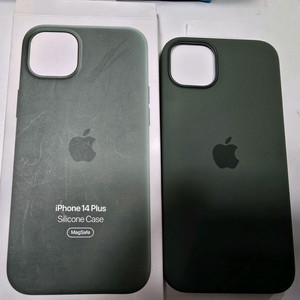 맥세이프 아이폰 14 플러스 애플정품 케이스 다크 그린 새상품 이미지