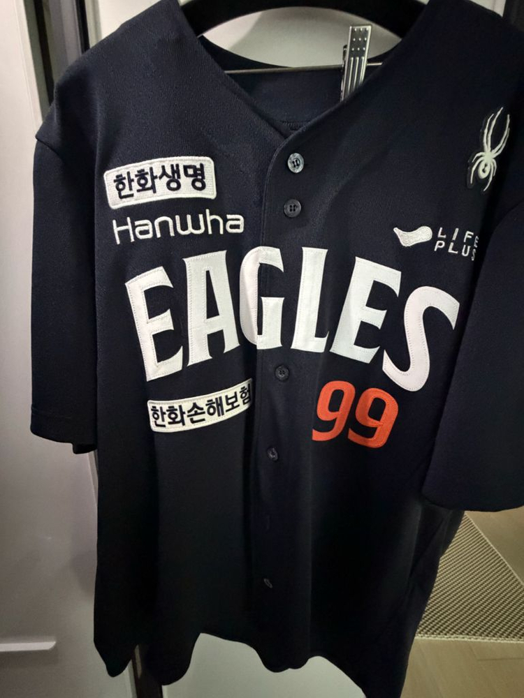 25스파이더 한화이글스 선수 유니폼 이미지