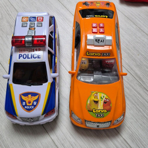 장난감 자동차 택시, 경찰차 이미지