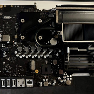 iMac(Retina 5K, 27형, 2017) 추출 로직보드+cpu+gpu 이미지