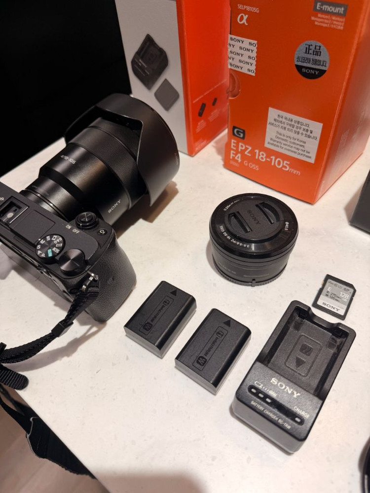 a6400 + 16-50, 18-105 + SD128gb 이미지