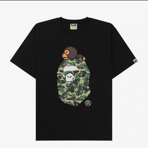 베이프 카모 마일로 반팔 티셔츠 S 이미지