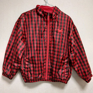 베베드피노 키즈 미키마우스 체크 바람막이 자켓 점퍼 사이즈 120 이미지