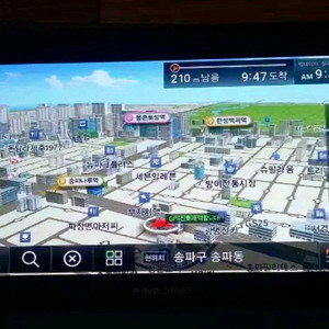 동글포함 파인q10 자동업 네비게이션 이미지