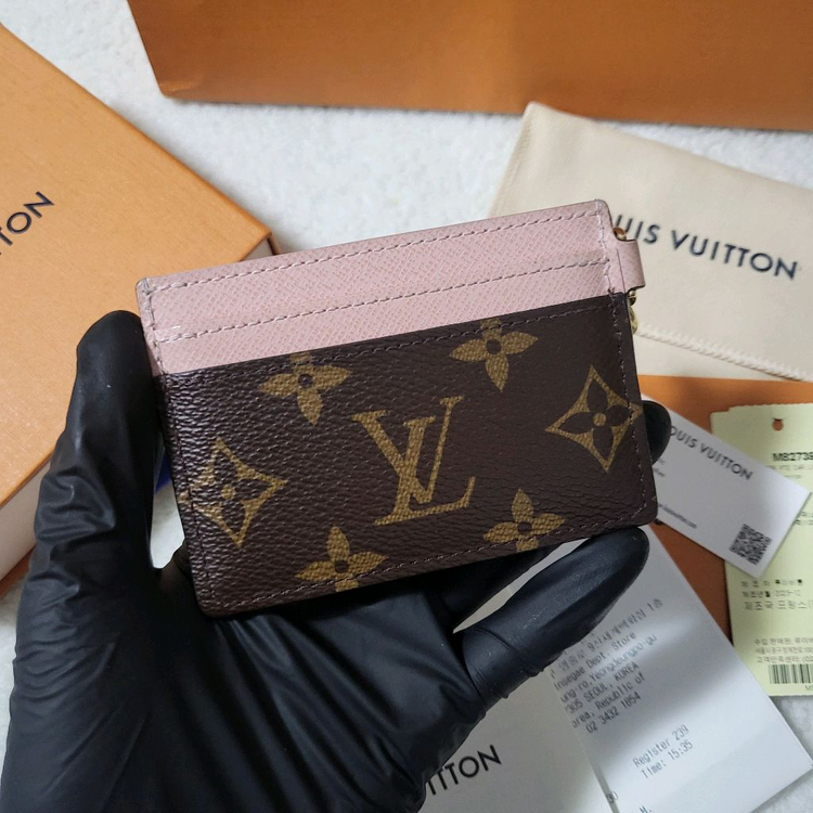 [영수증/풀구성] 루이비통 모노그램 LV 참 카드홀더 카드지갑 이미지
