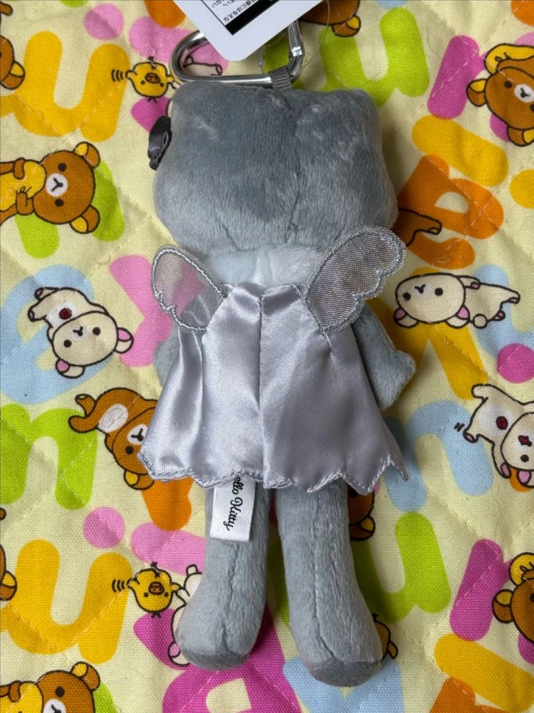 블랙엔젤 헬로키티 롱다리 인형키링 [일본정품 새상품] 이미지