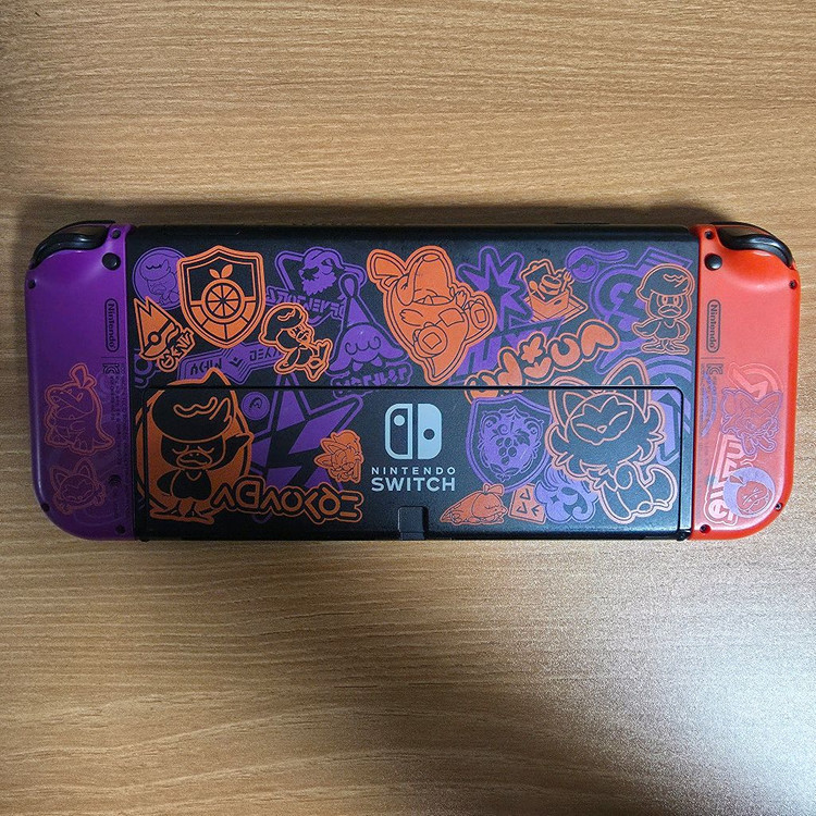 닌텐도 스위치 oled 스칼렛 바이올렛 에디션 팝니다. 이미지