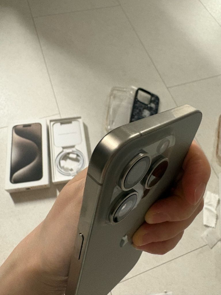 아이폰15프로 256GB 배터리88% 풀박스+케이스 이미지