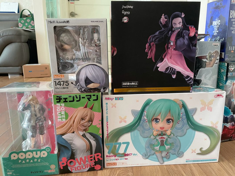 카드캡터 사쿠라, 에반게리온, 원피스 등 피규어 팝니다. 이미지