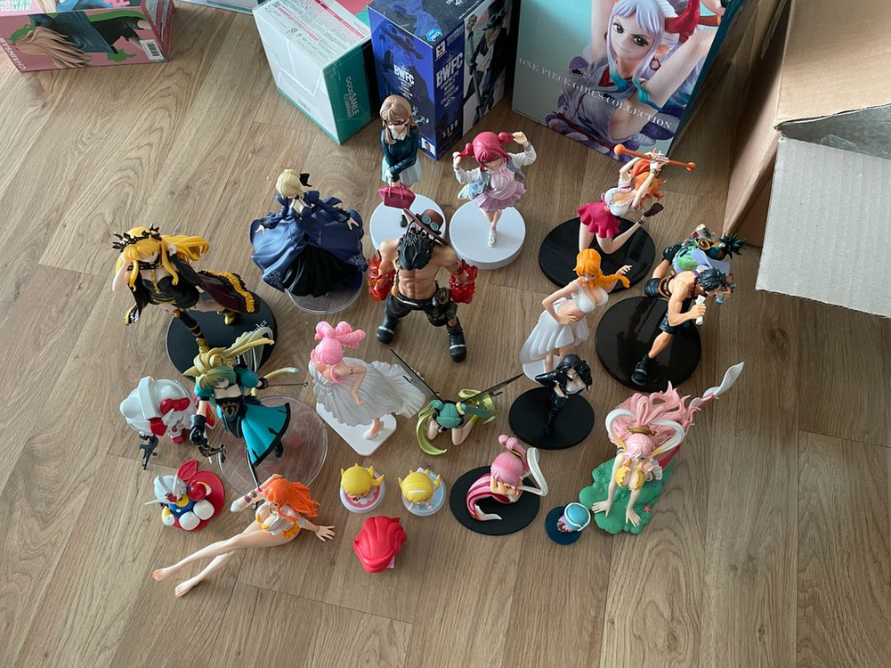 카드캡터 사쿠라, 에반게리온, 원피스 등 피규어 팝니다. 이미지