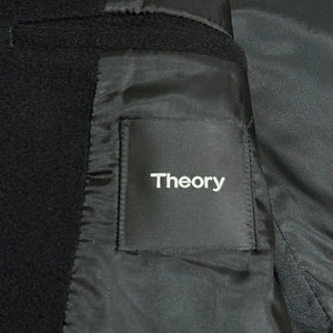 가격내림 95 Theory 띠어리 블랙 캐시미어 코트 이미지