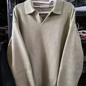 1회착 피오갓 에센셜스 니트 폴로 롱슬리브 씨폼 S 피어오브갓 에센셜스 이미지