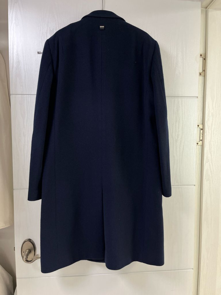 (105) 지오송지오 남성 캐시미어 싱글 코트 네이비 이미지
