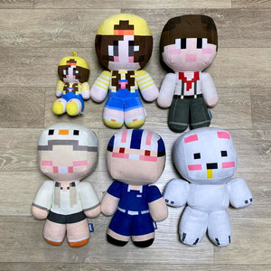 샌드박스 도티 잠뜰 등 마크 캐릭터 인형 모음 이미지