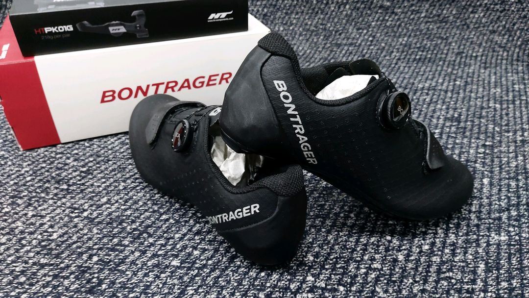 BONTRAGER 트랙 본트레거 로드클릿슈즈/HT 초경량 클릿페달 새제품 이미지
