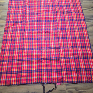 콜맨 재팬 빈티지 플란넬 레드 레저시트 와이드 사이즈 캠핑매트 이미지