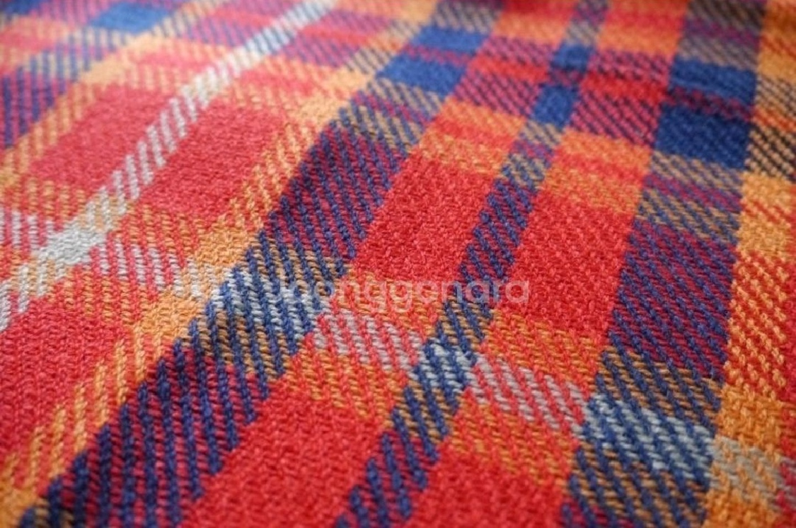 콜맨 재팬 빈티지 플란넬 레드 레저시트 와이드 사이즈 캠핑매트 이미지