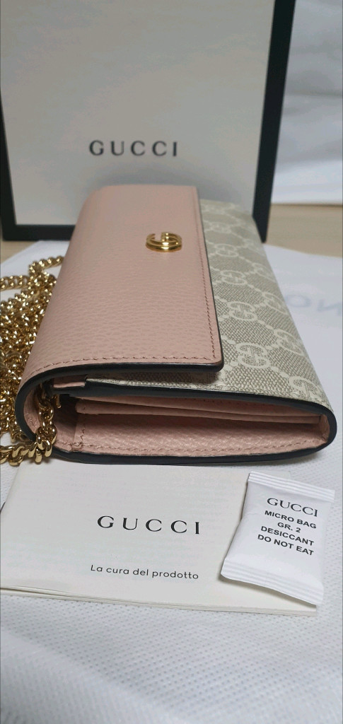 구찌 마몬트 크로스백 장지갑 새상품급 정품(감정O)구찌프라다루이비통디올고야드샤넬셀린느보테가생로랑발렌시아가버버리가방 이미지