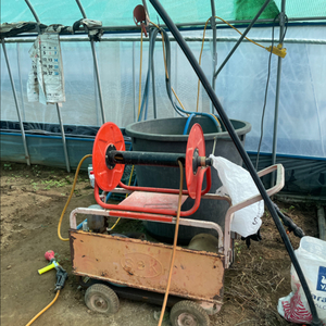 농업용 물펌프 트레일러 세트 이미지