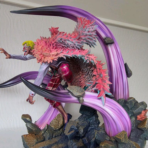 원피스 레진 피규어 맥시멈 도플라밍고+잭스두 레진 베이스 일괄팝니다. 이미지