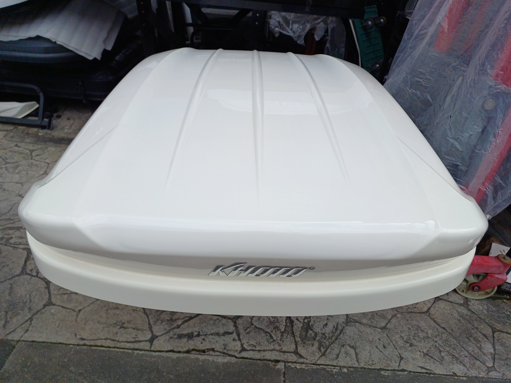 싼타페dm 코토일체형루프박스 화이트 중고 이미지