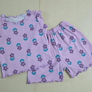 (새상품) 여아 여름 등원룩 실내복 프릴 상하복세트 110호 이미지