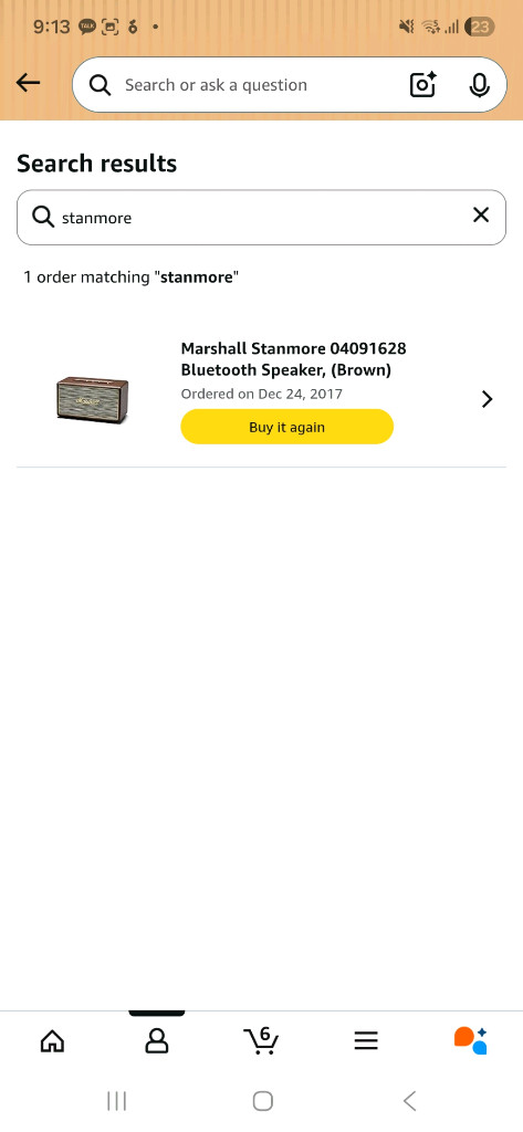 마샬 스탠모어 ( MARSHALL Stanmore ) Ver. 1 Refurbish 브라운컬러 + Aux Cable 이미지