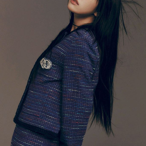 안유진 럭키슈에뜨 트위드 자켓 & 스커트 세트 38 이미지