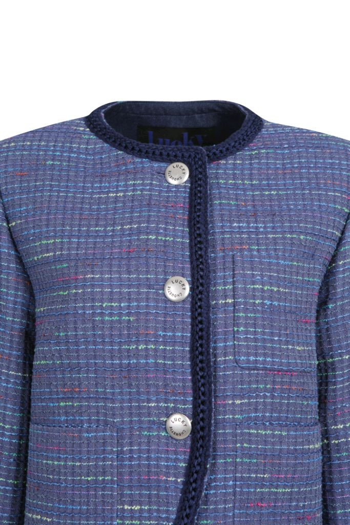 안유진 럭키슈에뜨 트위드 자켓 & 스커트 세트 38 이미지