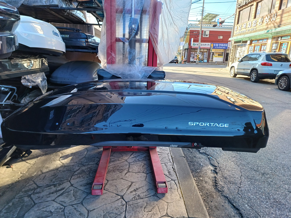 스포티지nq5 코토일체형루프박스 블랙 중고 이미지