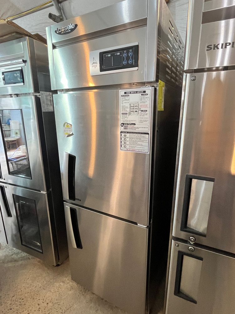 라셀르 25박스 냉장냉동고 냉동장고 냉장고 냉동고 카페 2도어 수직 반반 직냉식 이미지