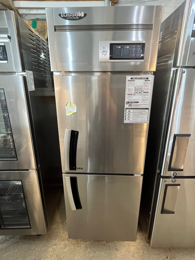 라셀르 25박스 냉장냉동고 냉동장고 냉장고 냉동고 카페 2도어 수직 반반 직냉식 이미지